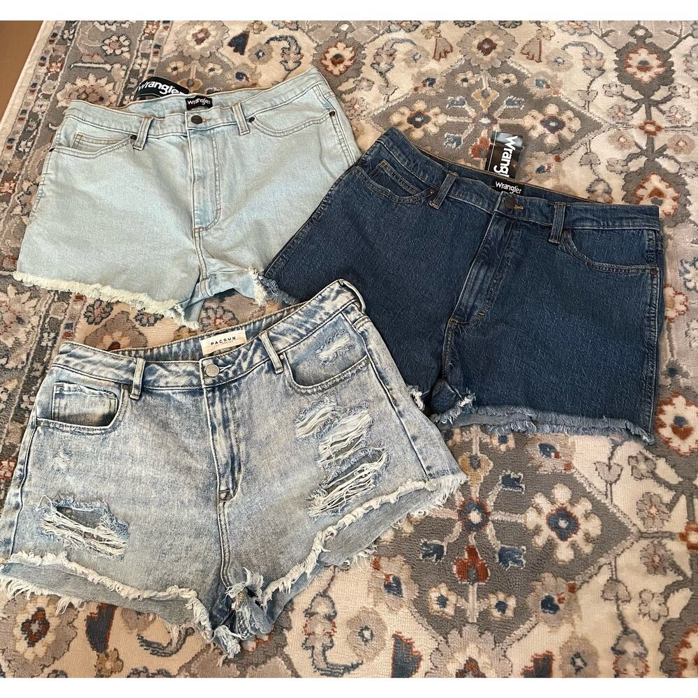 Wrangler and Pacsun Denim Shorts Bundle
